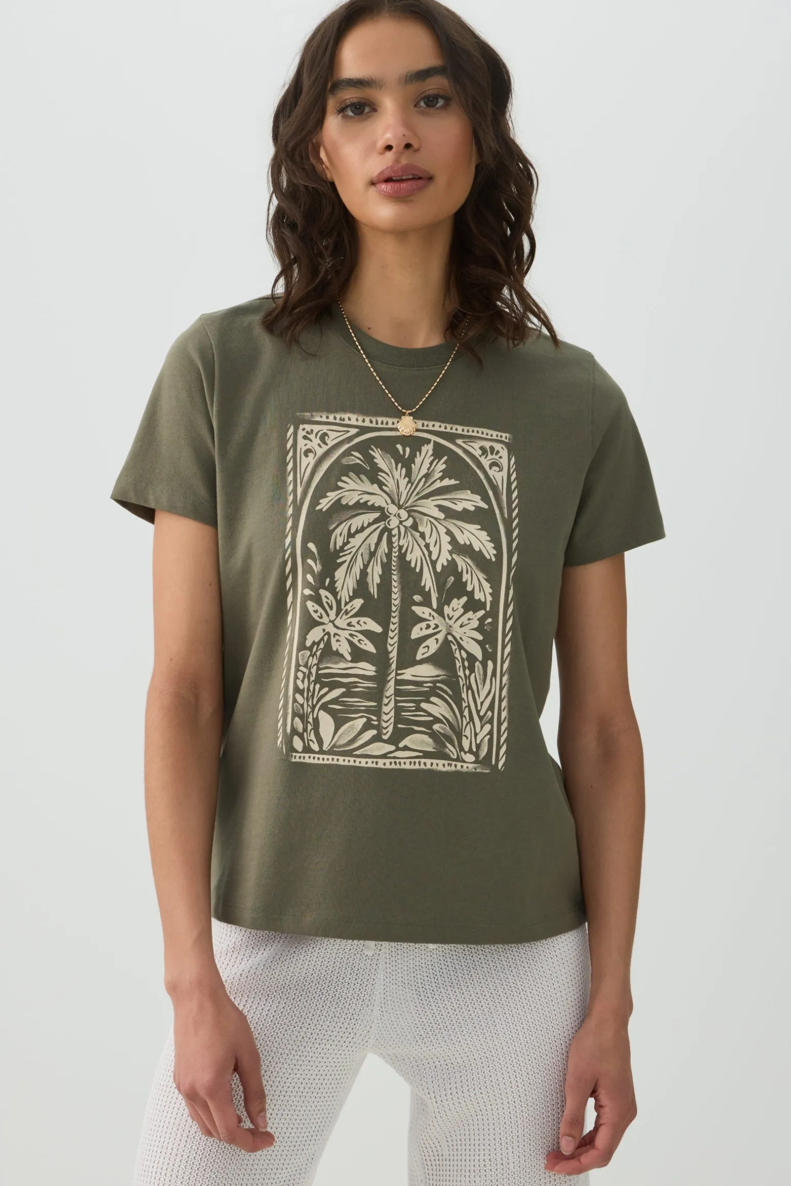 Graphic Crew Neck T-Shirt