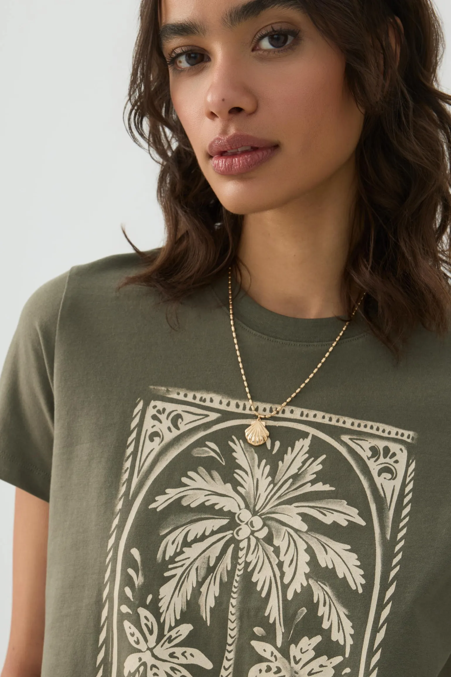 Graphic Crew Neck T-Shirt