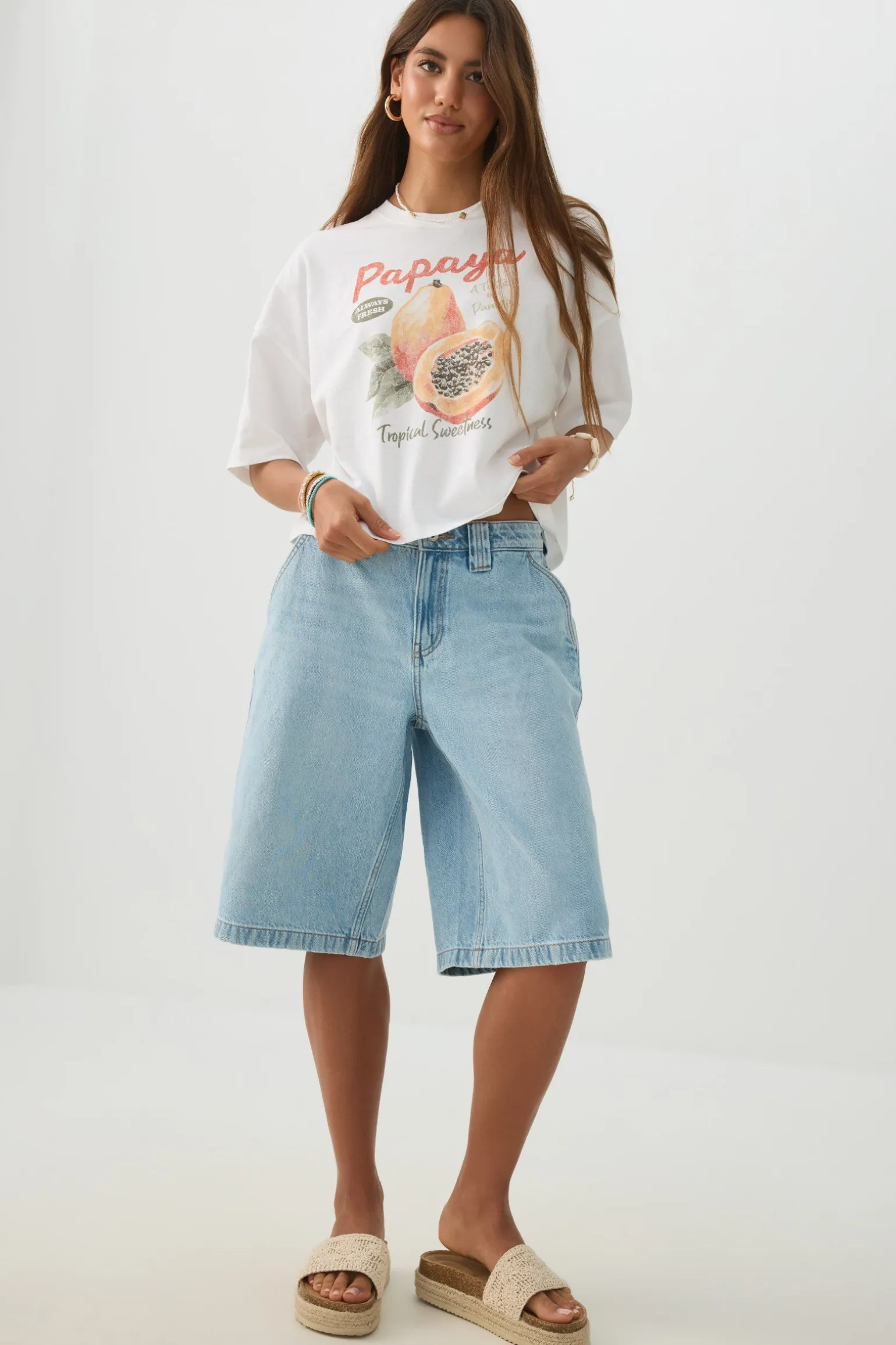 Graphic Drop Shoulder T-Shirt