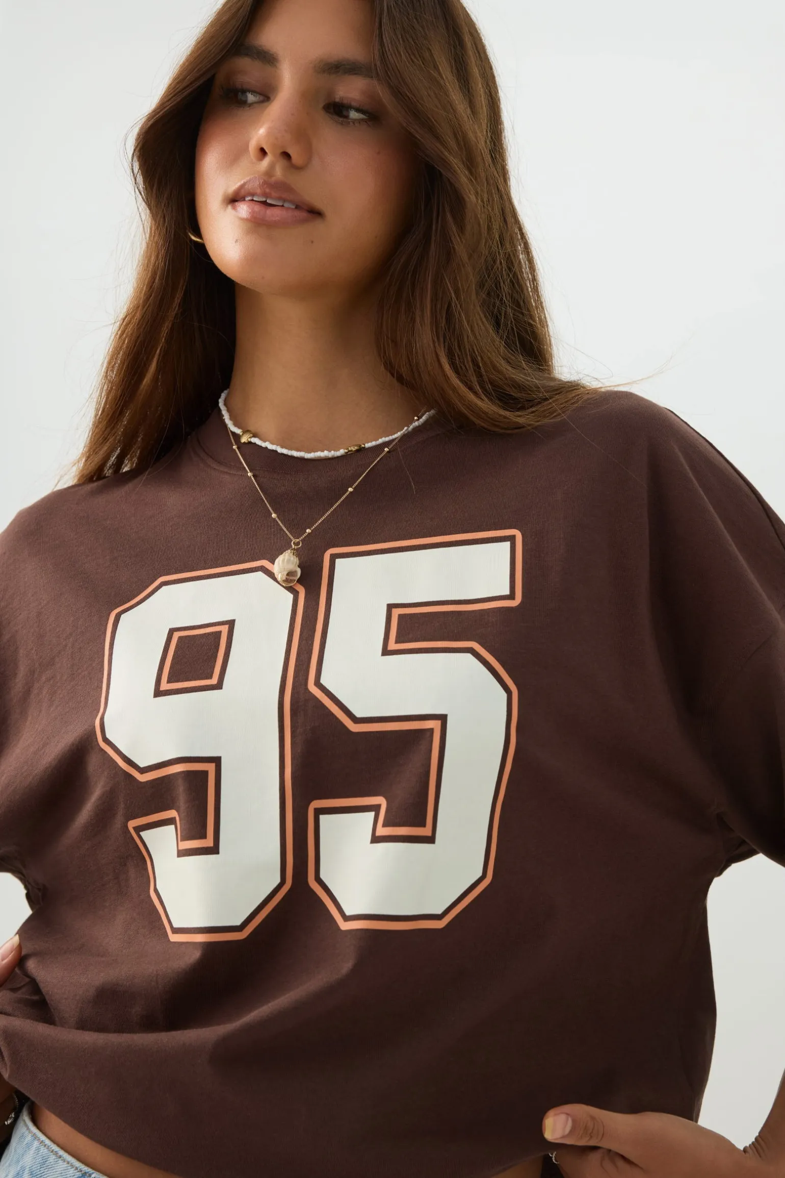 Graphic Drop Shoulder T-Shirt