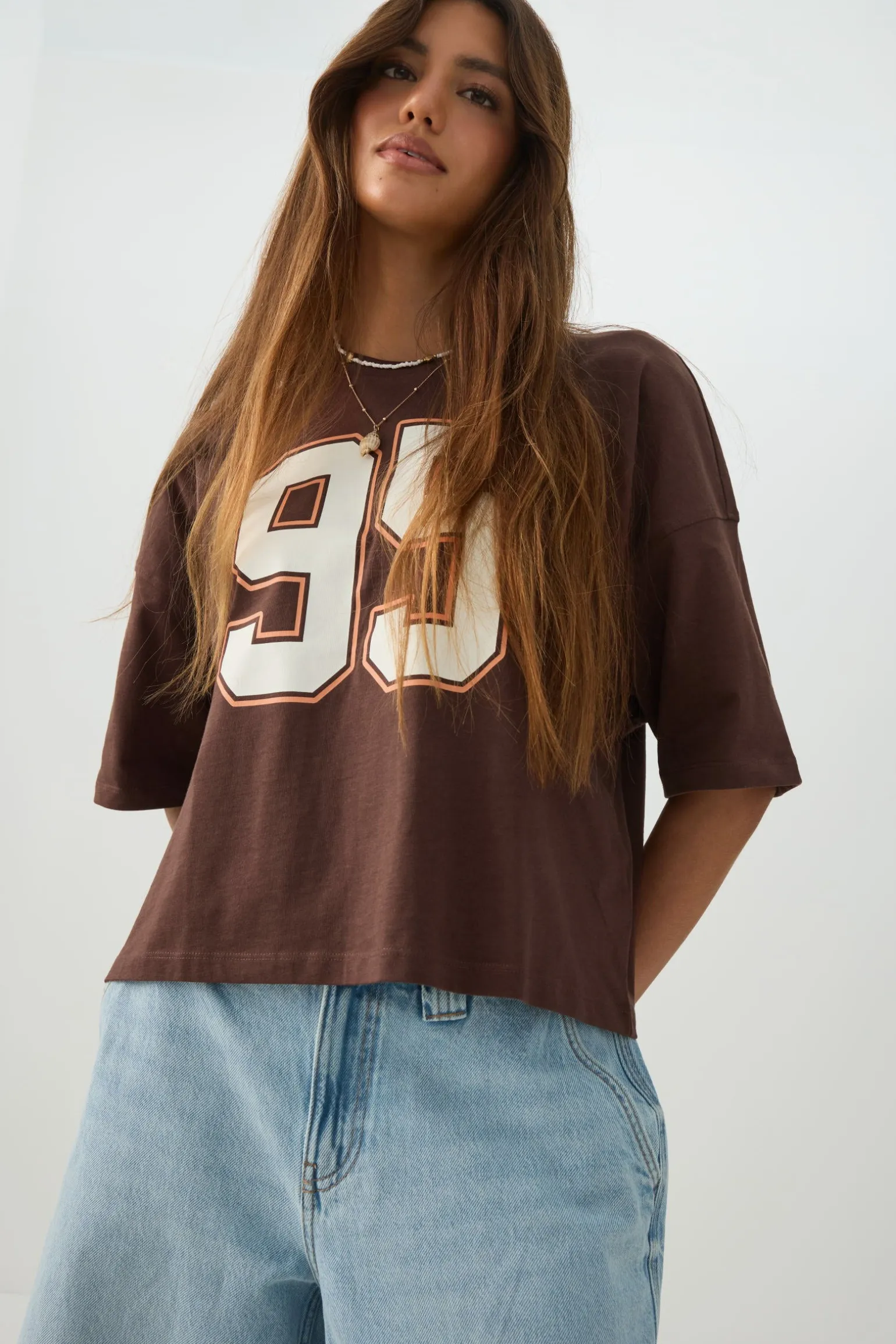 Graphic Drop Shoulder T-Shirt