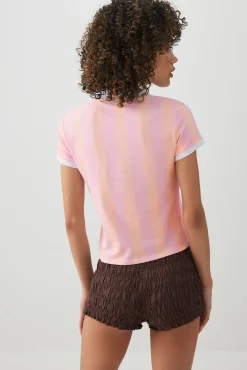 Graphic Johnny Collar Polo Shirt