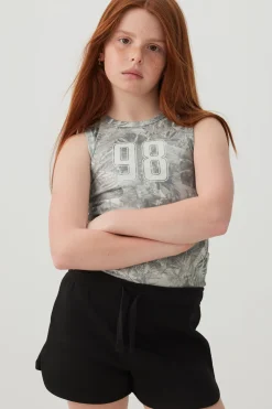 Graphic Knit Tank Top