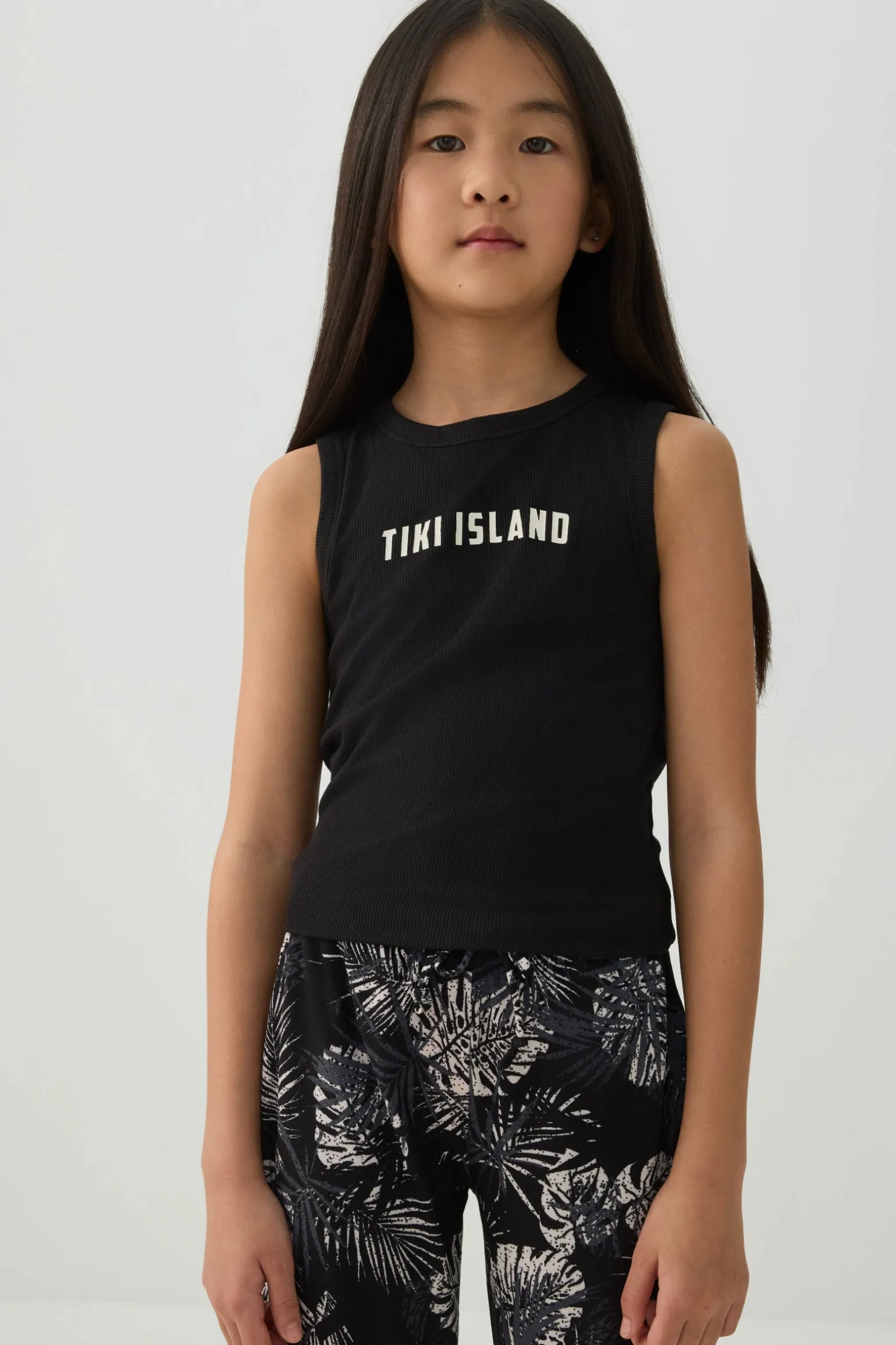 Graphic Knit Tank Top