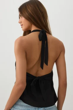 Halter Cowl Tank Top