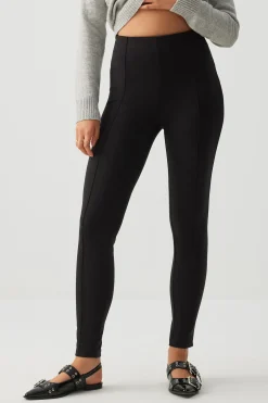 High Rise Pintuck Leggings
