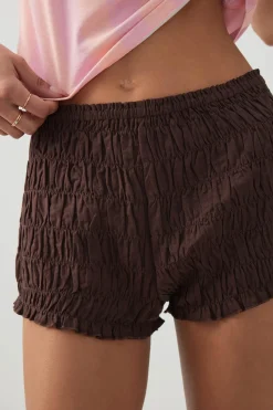 High Rise Shirred Bloomers