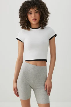 High-Waisted Biker Shorts