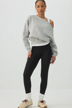 High Waisted Ribbed Leggings
