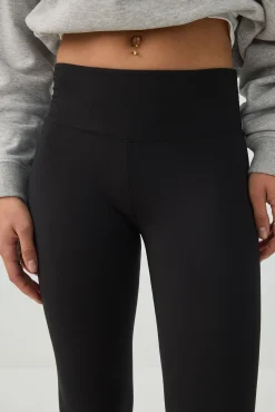 High Waisted Ribbed Leggings