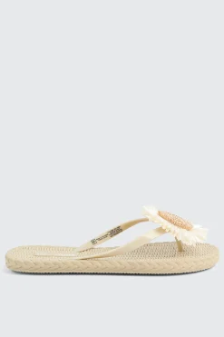 Jelly Floral Flip Flops