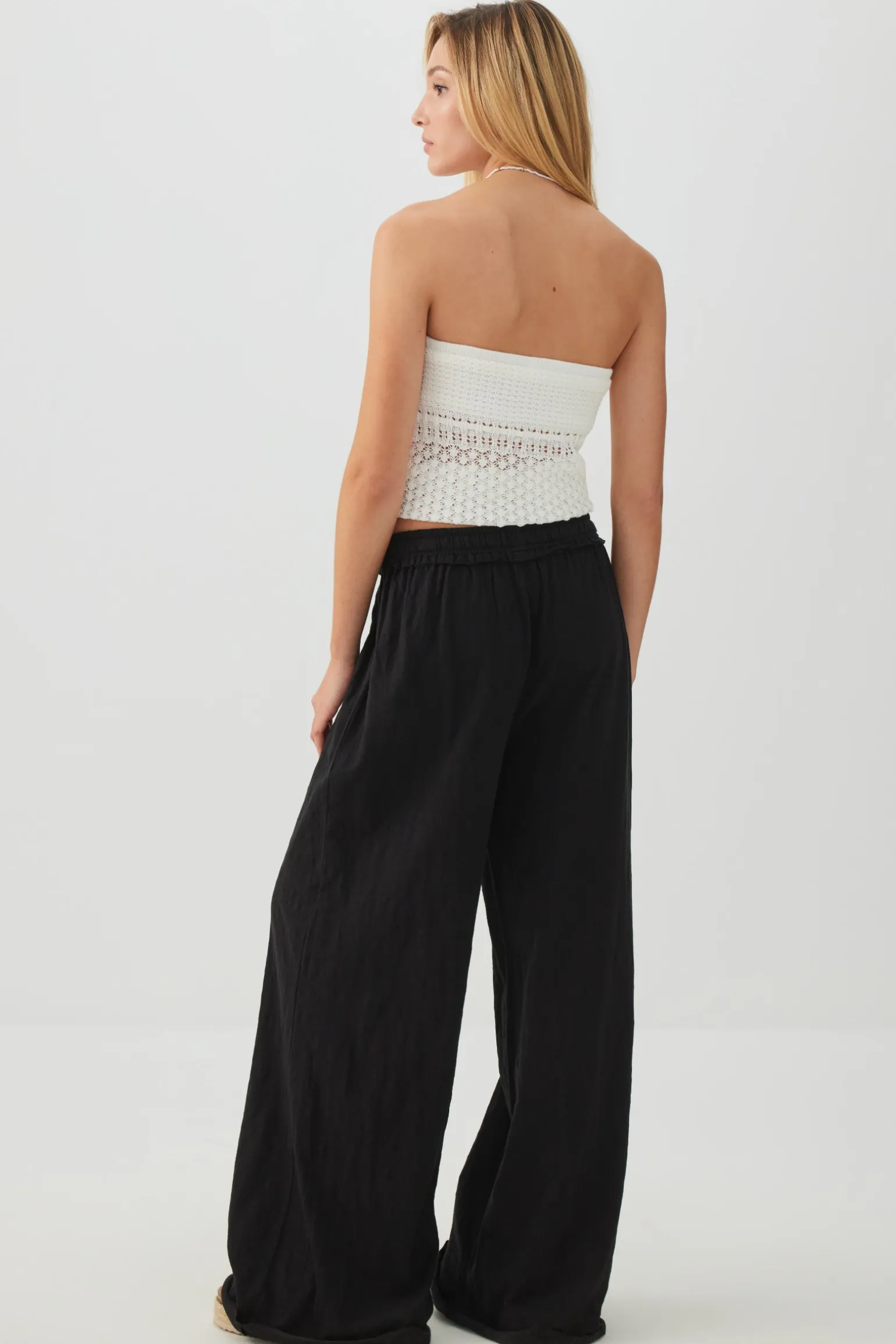 Jersey Wide Leg Pants