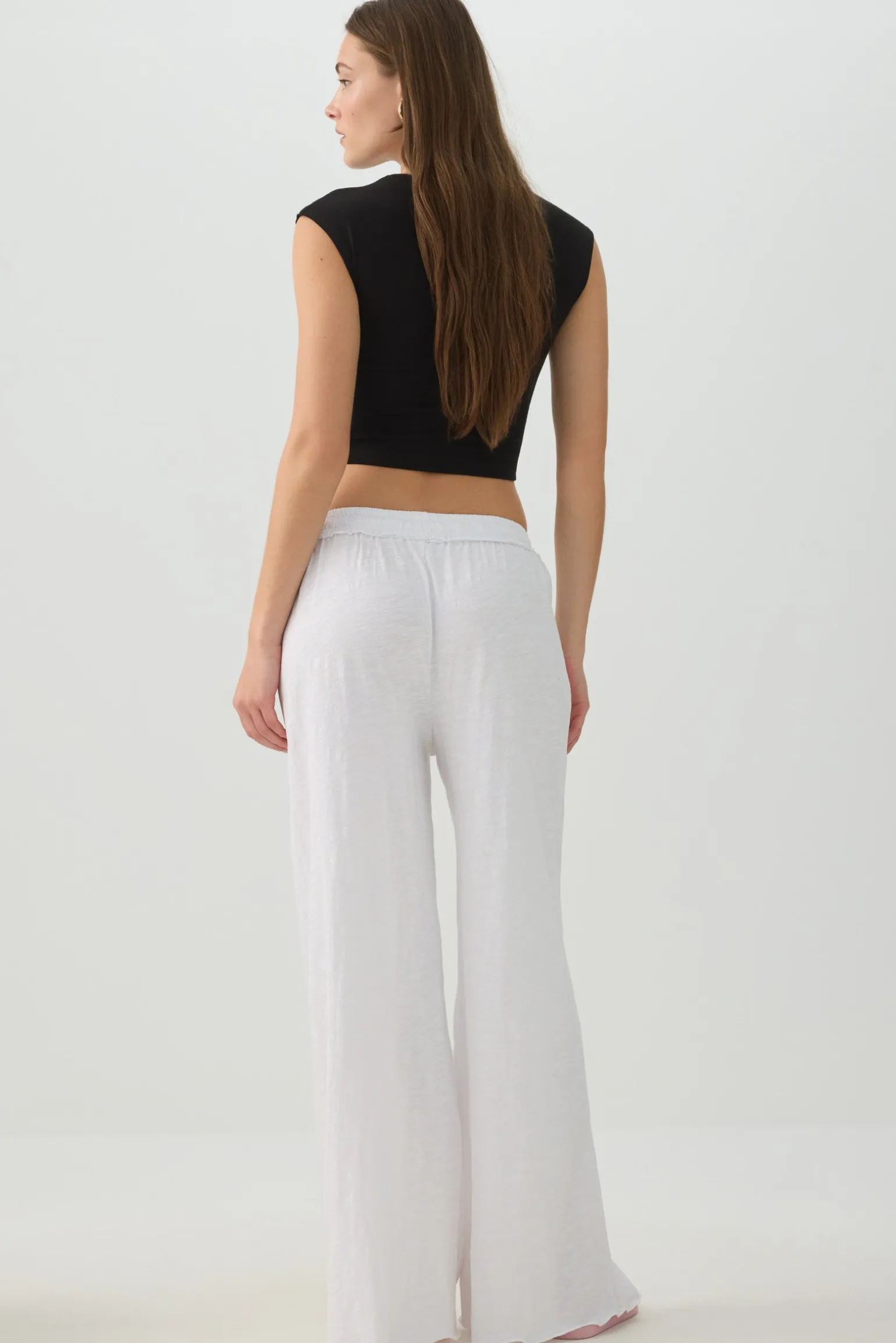Jersey Wide Leg Pants