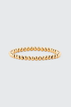 14K Gold Beaded Bracelet