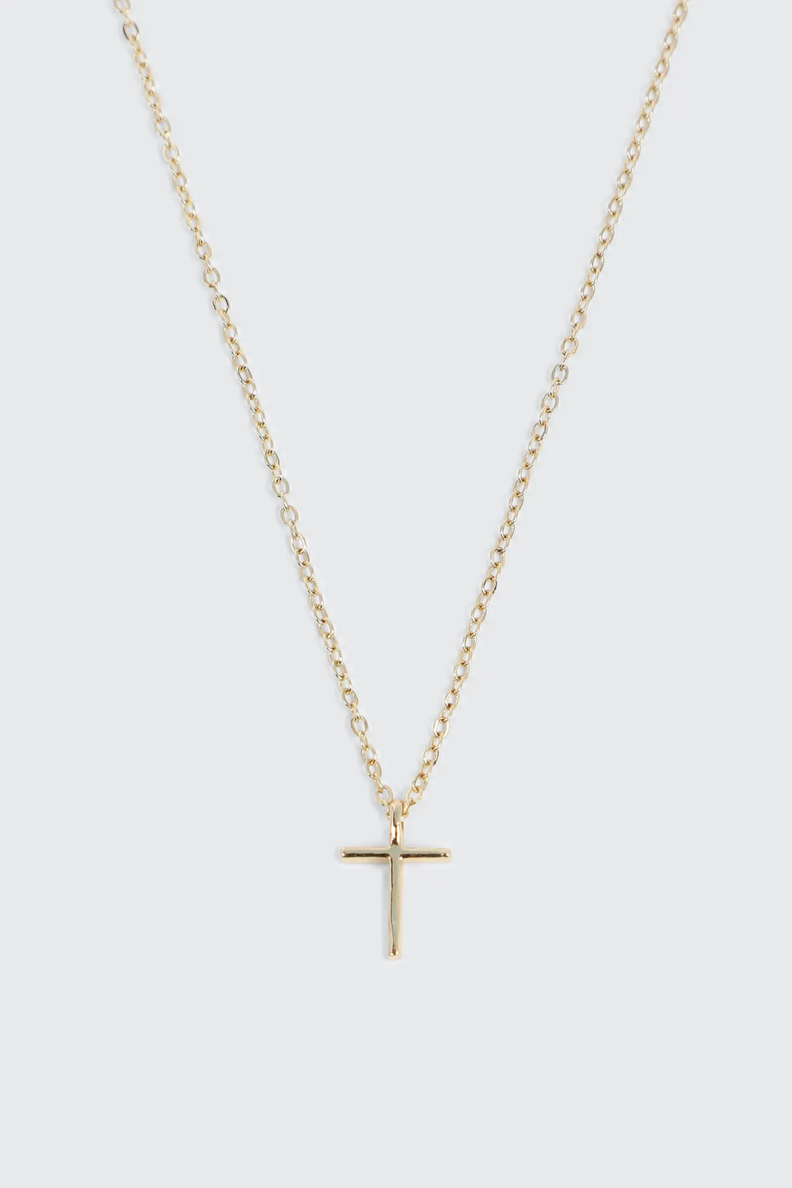 14K Gold Plated Cross Necklace