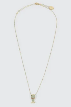 14K Gold Plated Fish Necklace