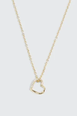 14K Gold Plated Heart Necklace