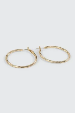 14K Gold Plated Hoop Earrings