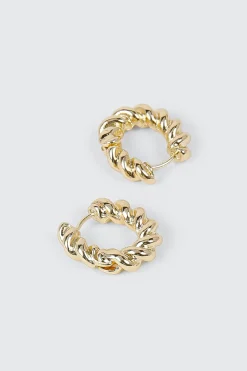 14K Gold Plated Hoop Earrings