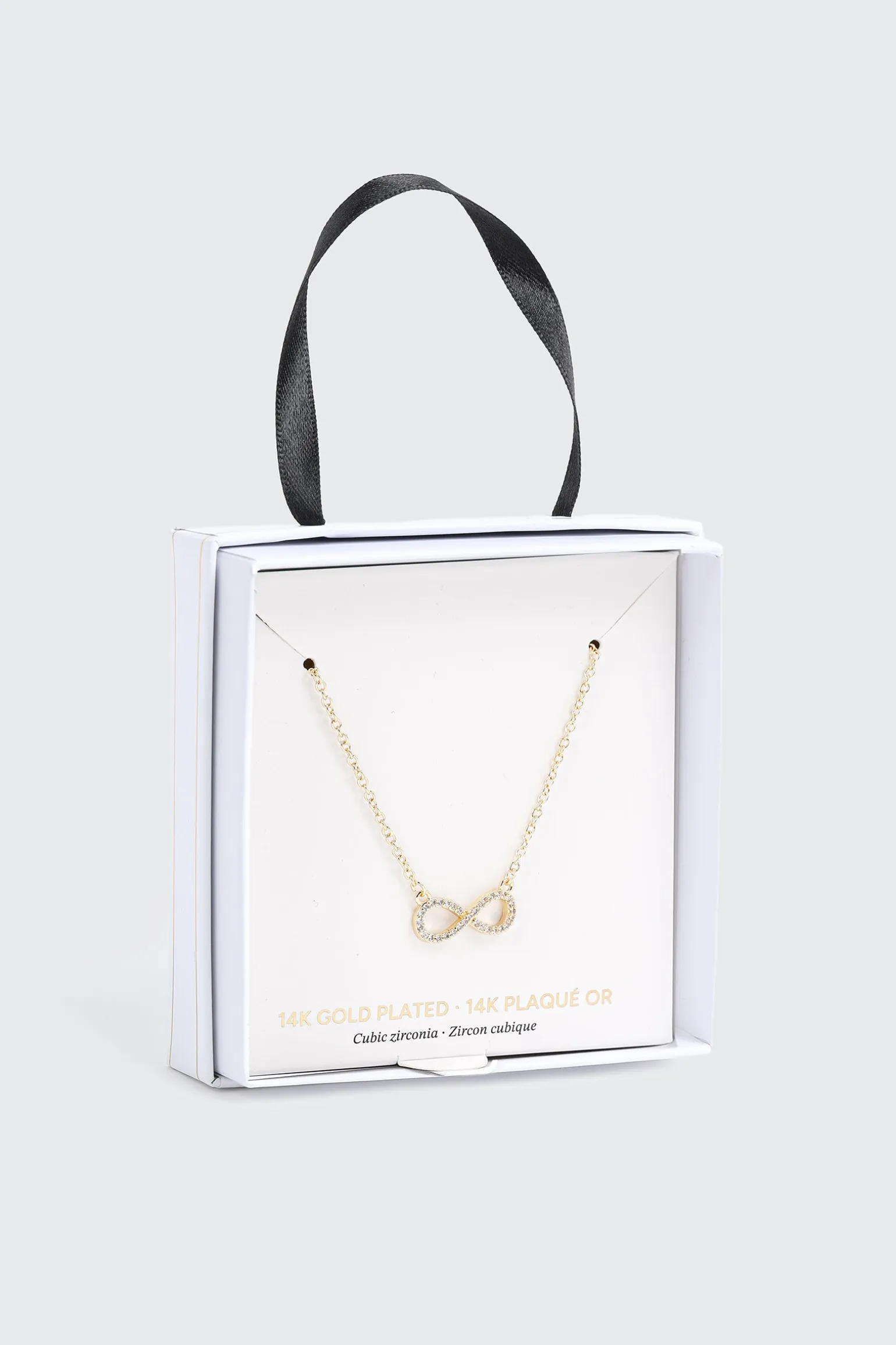 14K Gold Plated Infinity Necklace