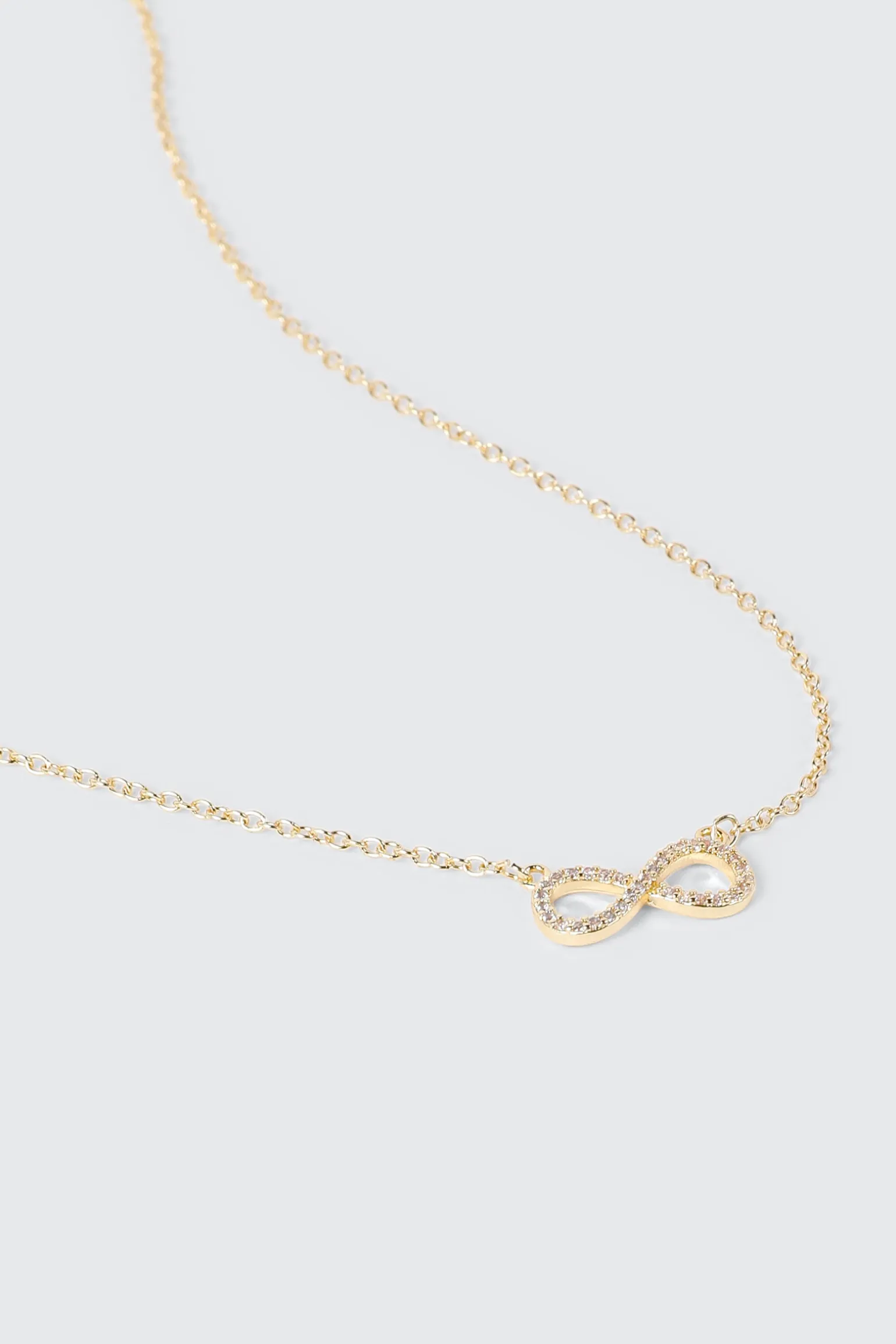 14K Gold Plated Infinity Necklace