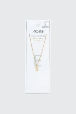 14K Gold Plated Initial E Necklace