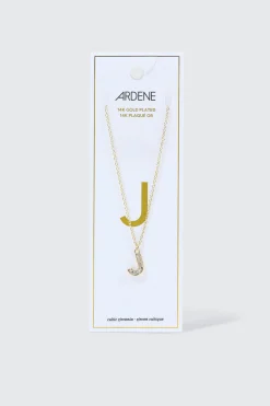 14K Gold Plated Initial J Necklace