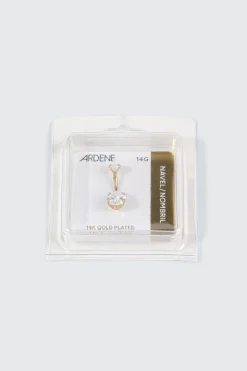 14K Gold Plated Navel Piercing