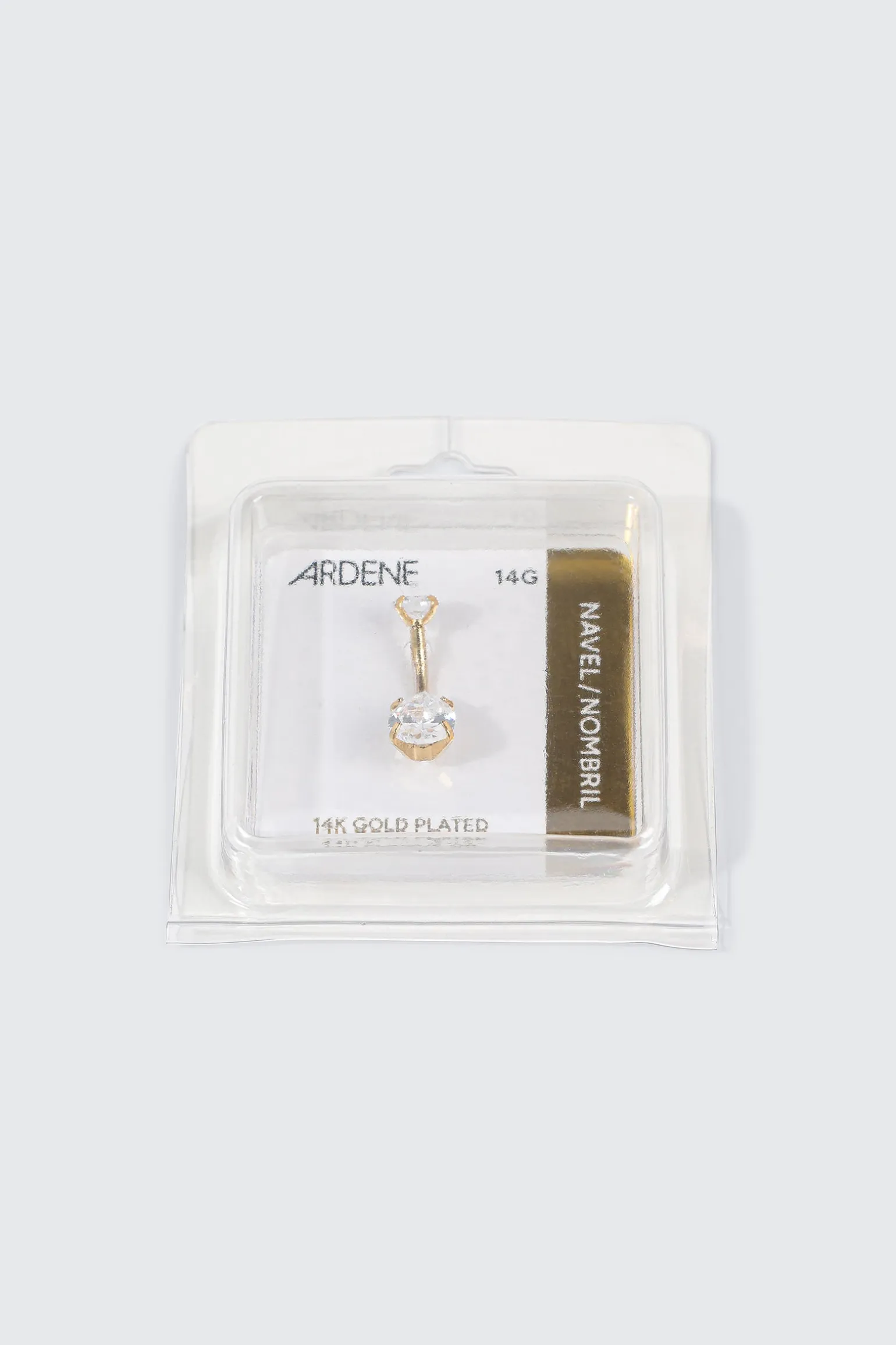 14K Gold Plated Navel Piercing