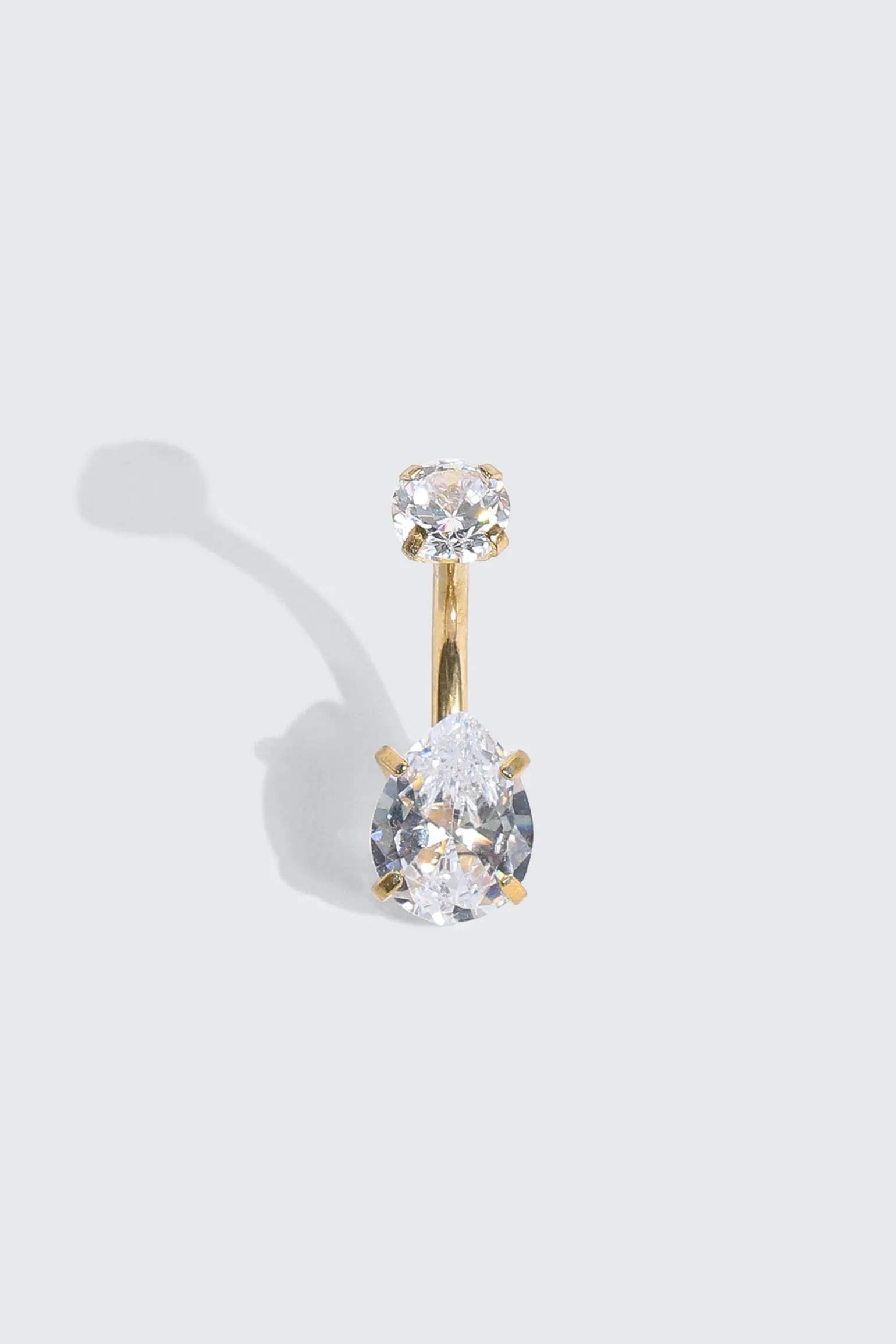14K Gold Plated Navel Piercing