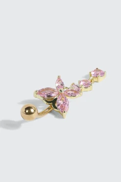 14K Gold Plated Navel Piercing