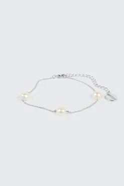 14K Gold Plated Pearl Bracelet