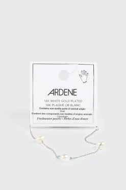 14K Gold Plated Pearl Bracelet