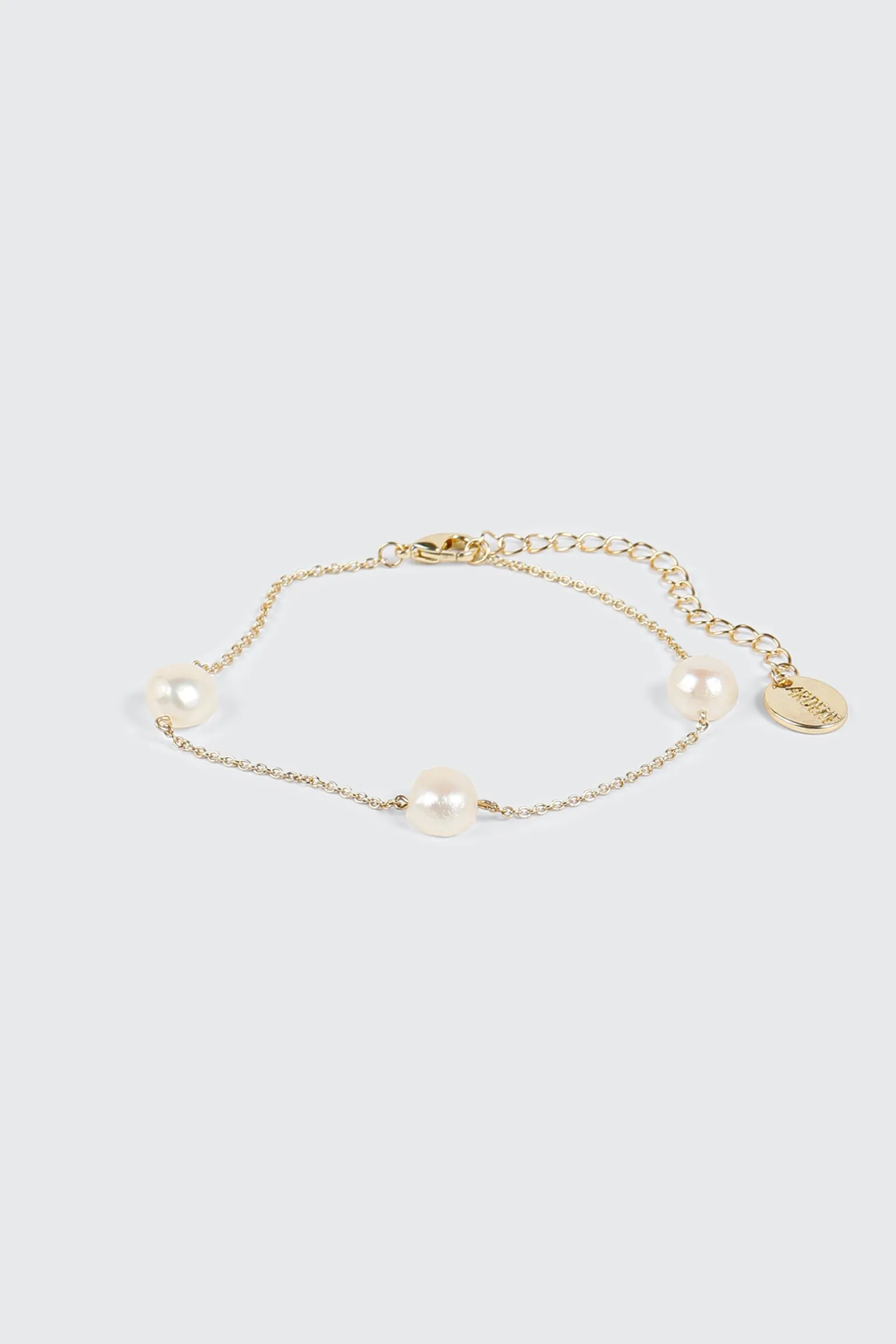 14K Gold Plated Pearl Bracelet