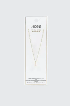 14K Gold Plated Pearl Necklace