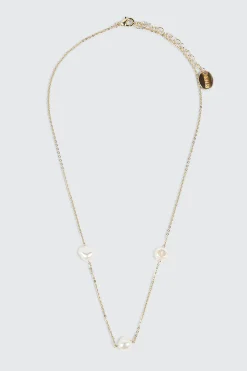 14K Gold Plated Pearl Necklace