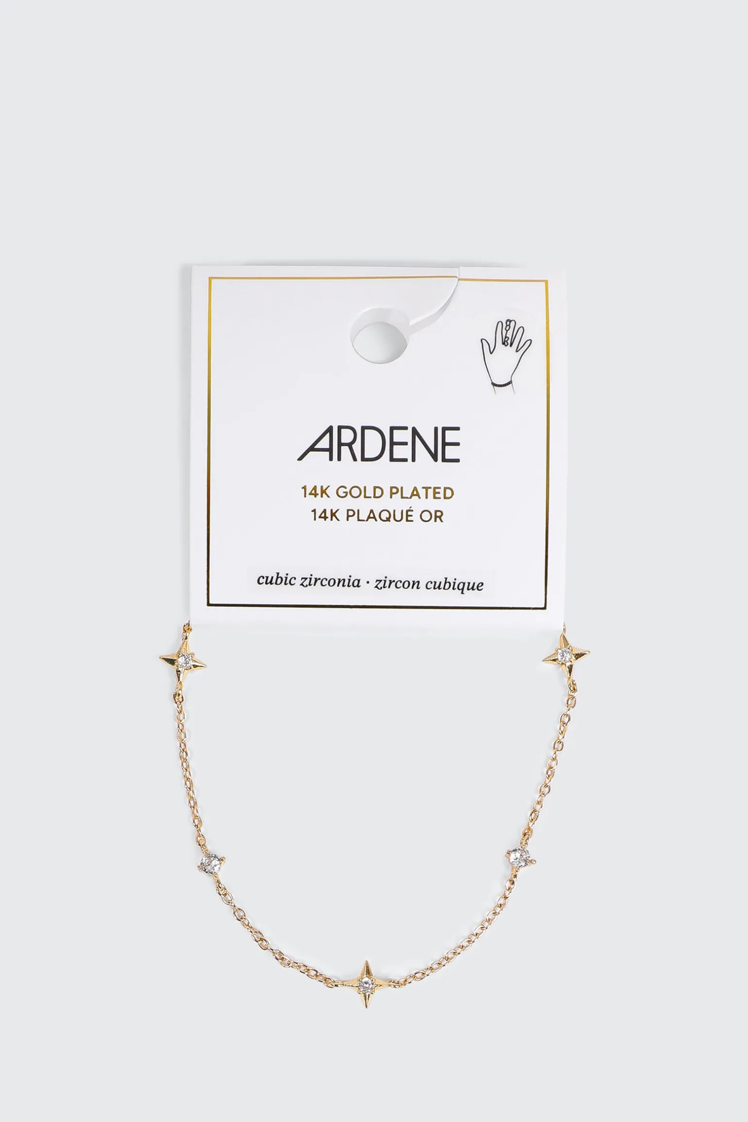 14K Gold Plated Star Bracelet