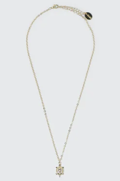 14K Gold Plated Turtle Necklace