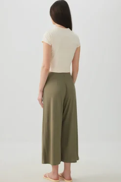 Knit Crepe Culottes