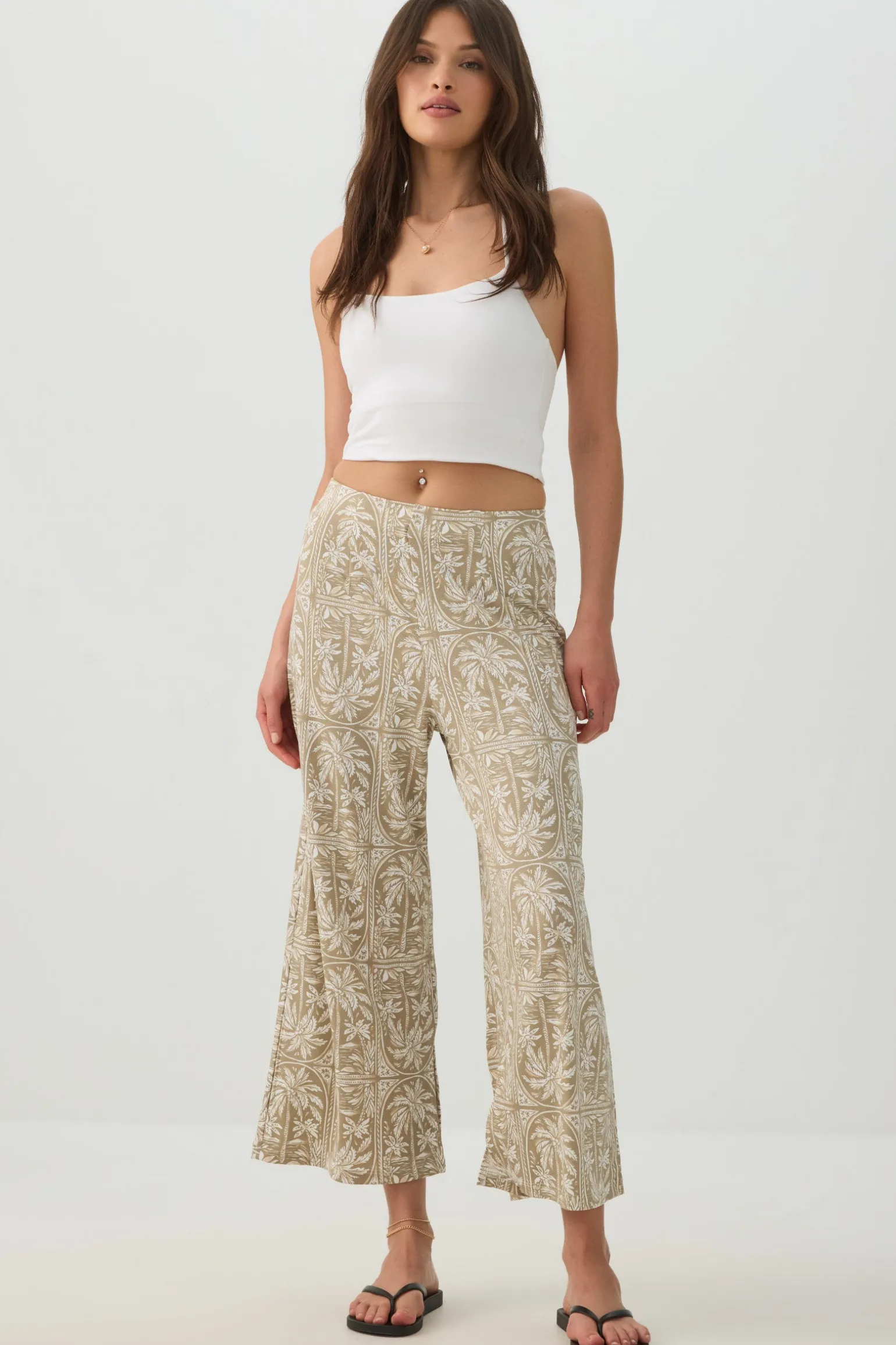 Knit Crepe Culottes