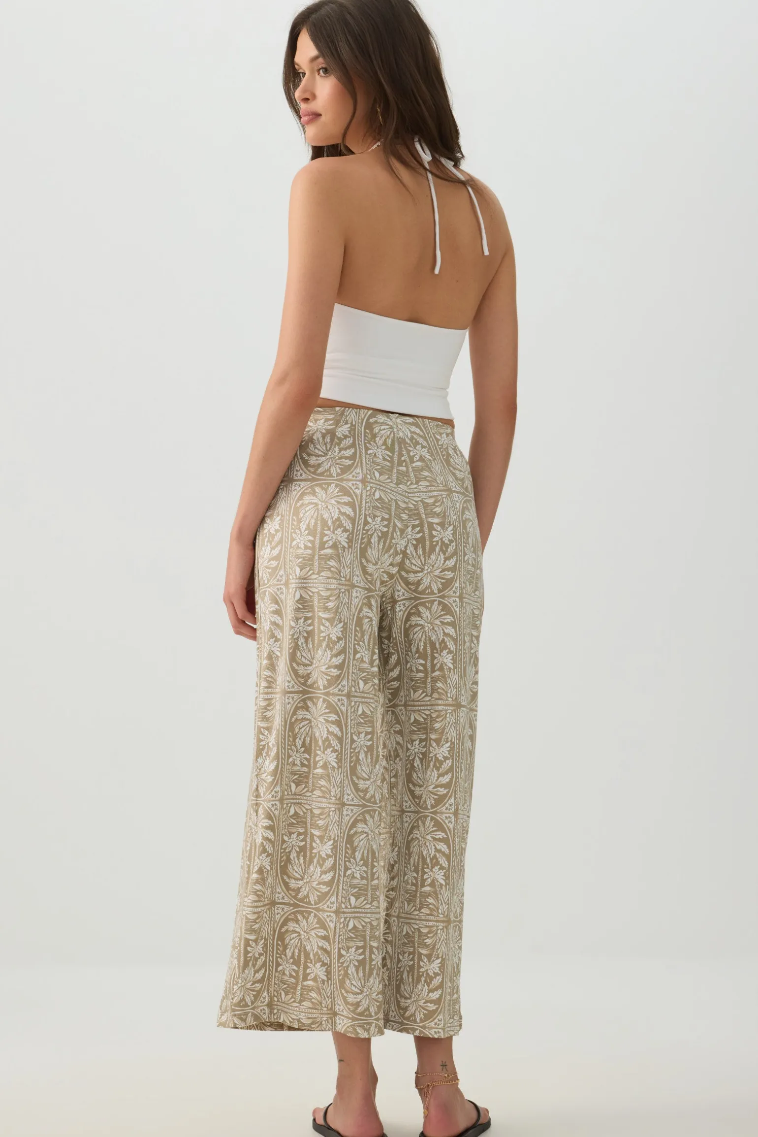 Knit Crepe Culottes
