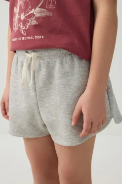 Knit Shorts with Back Pocket