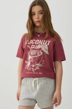 Knit Shorts with Back Pocket