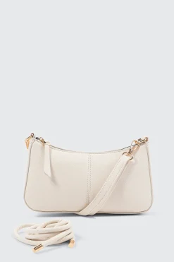 Knotted Handle Shoulder Bag with Crossbody Strap