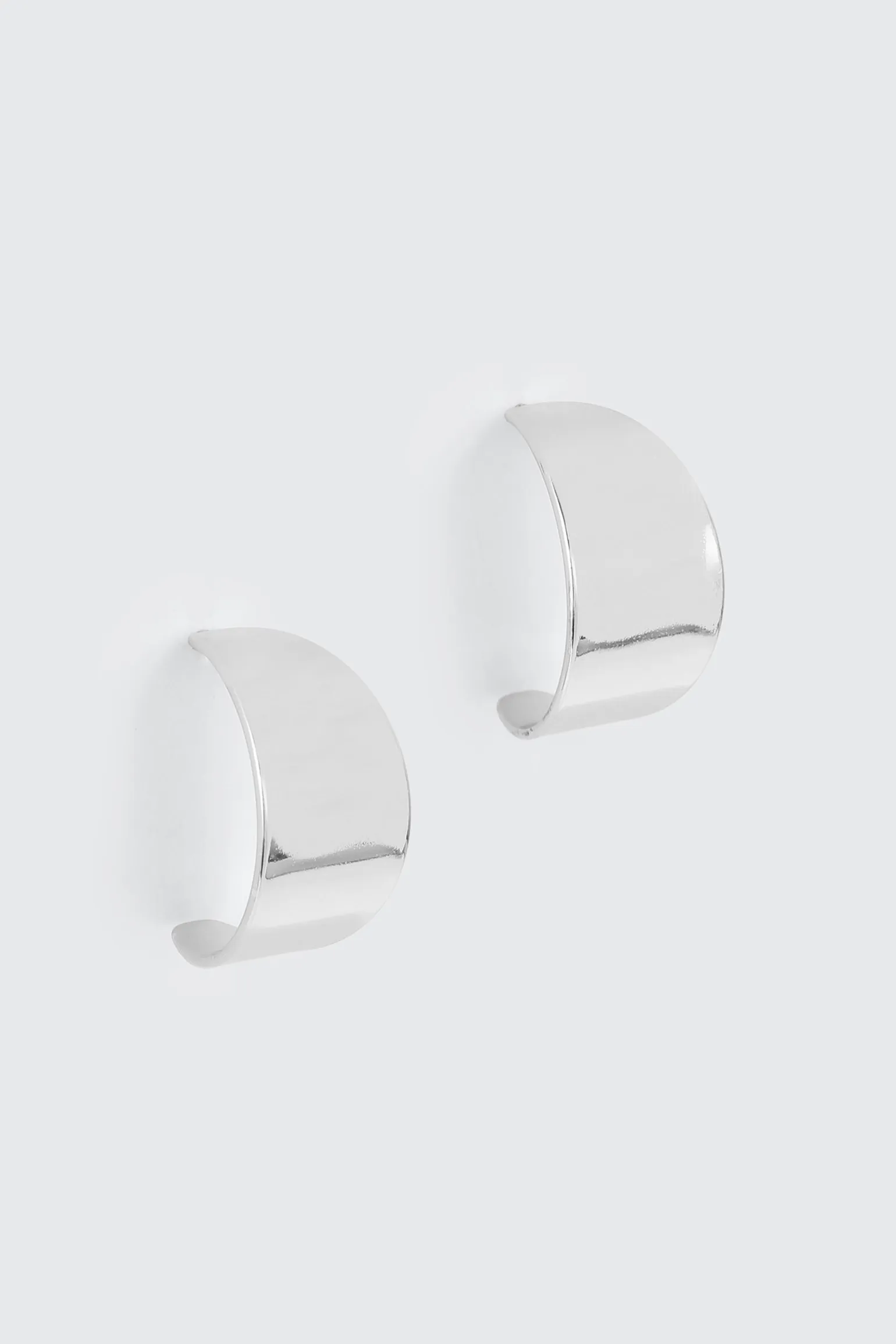 14K White Gold Plated Earrings