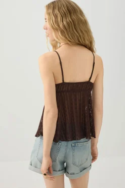 Lace Cropped Tank