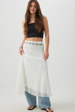 Lace Maxi Skirt