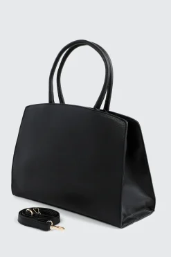 Large Faux Leather Tote Bag