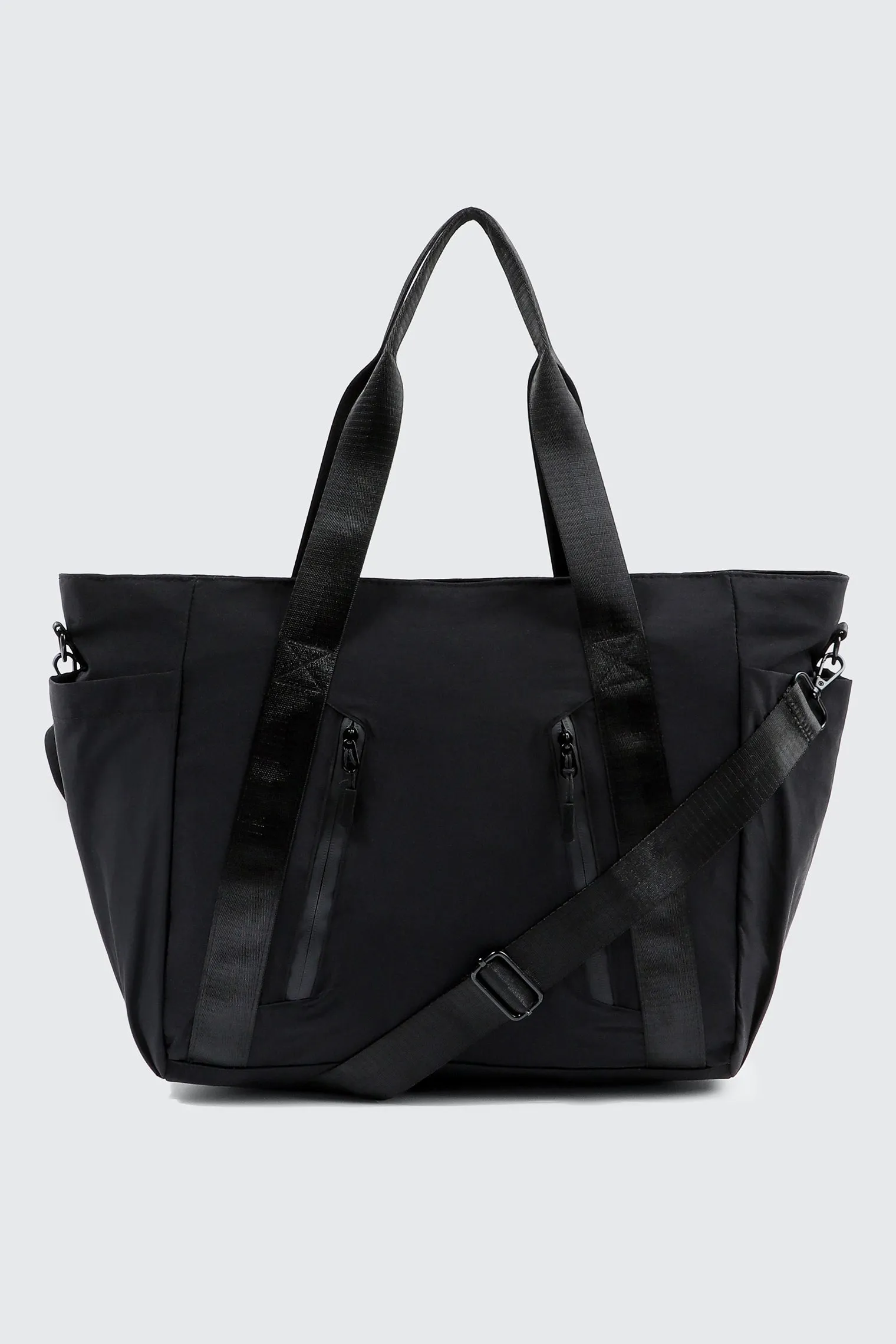 Large Zip Tote with Strap