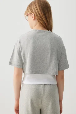 Layered Graphic Boxy T-Shirt